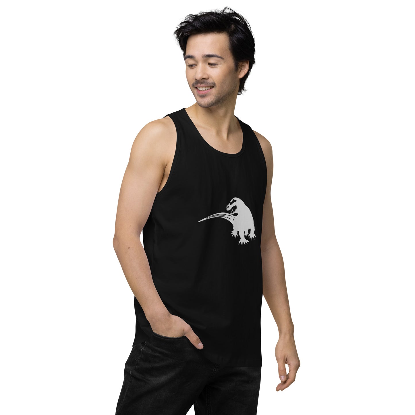 SPACE KOMODO DRAGON LOGO - SUBB'AUTOMATIC - Men’s premium tank top