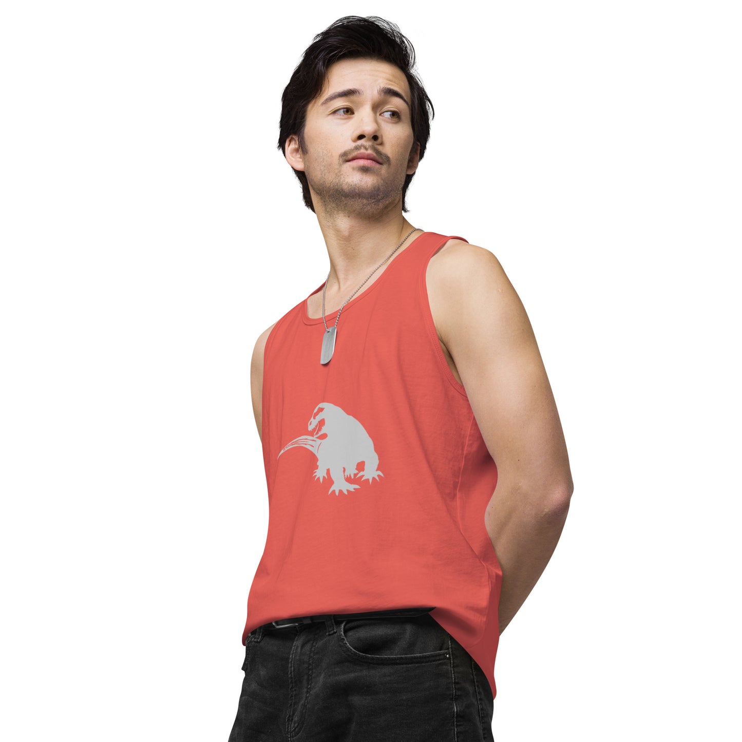 SPACE KOMODO DRAGON LOGO - SUBB'AUTOMATIC - Men’s premium tank top