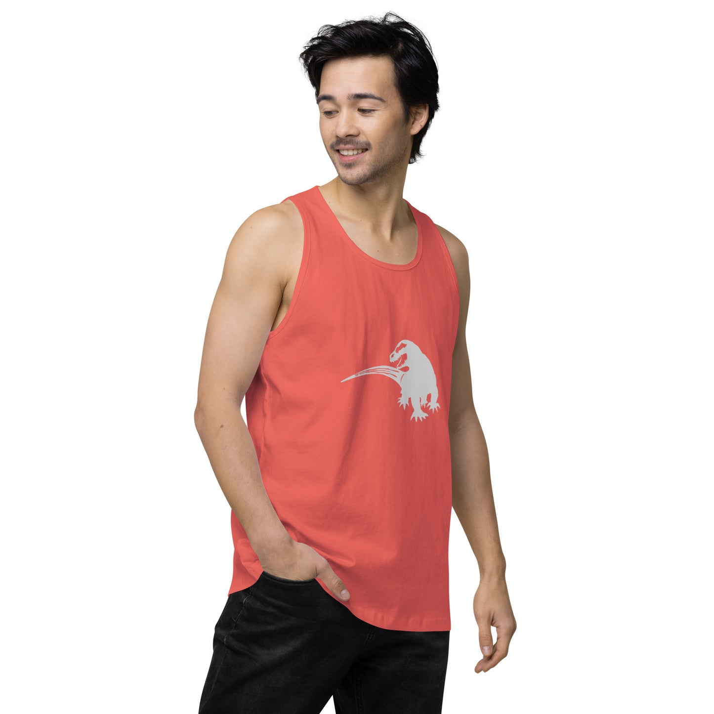 SPACE KOMODO DRAGON LOGO - SUBB'AUTOMATIC - Men’s premium tank top