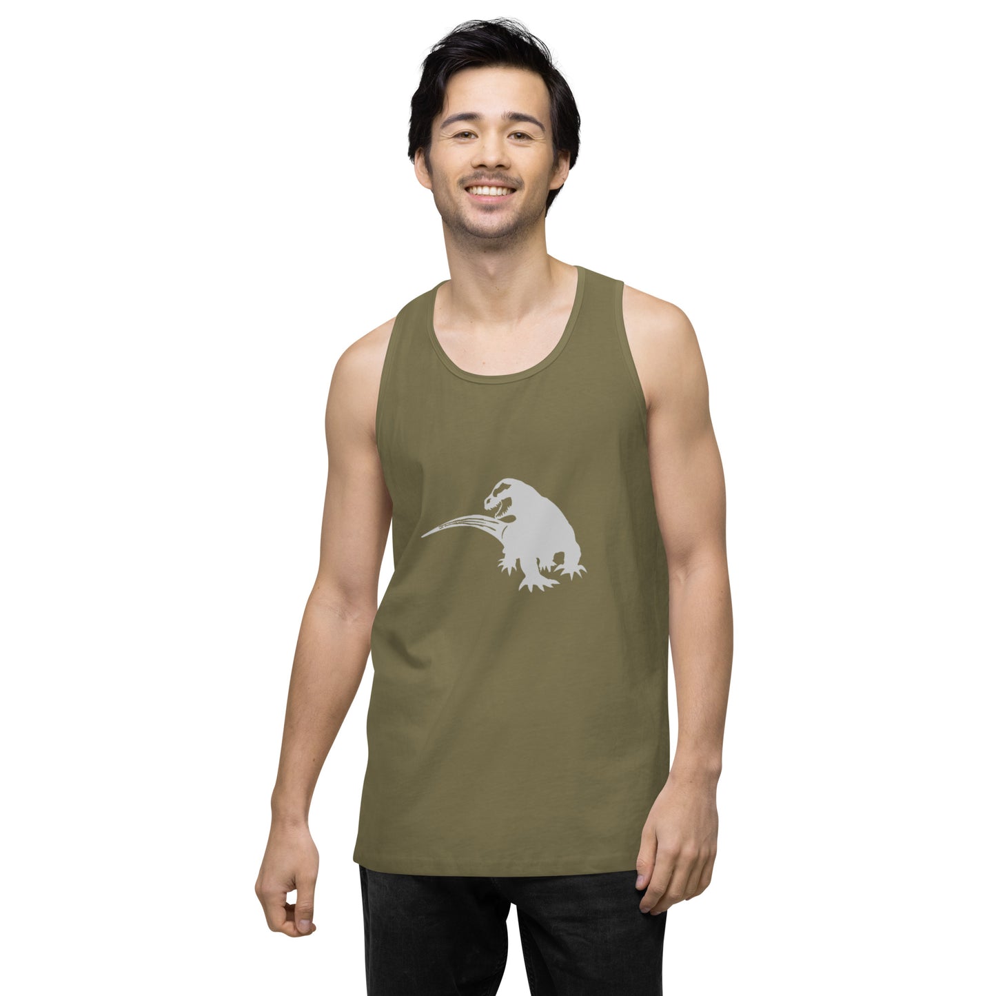 SPACE KOMODO DRAGON LOGO - SUBB'AUTOMATIC - Men’s premium tank top