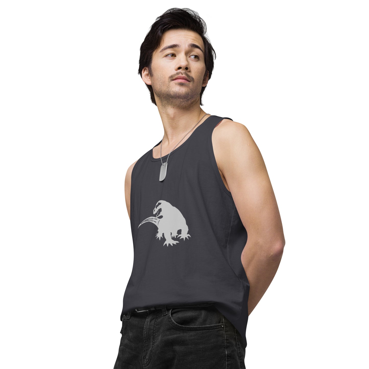 SPACE KOMODO DRAGON LOGO - SUBB'AUTOMATIC - Men’s premium tank top