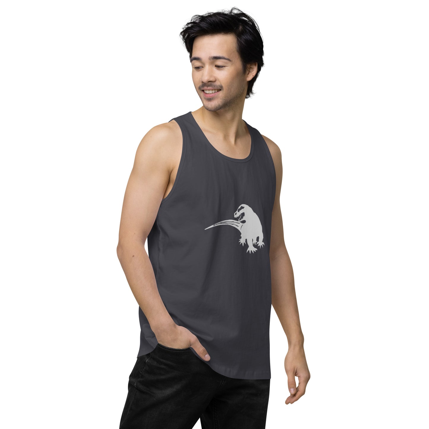 SPACE KOMODO DRAGON LOGO - SUBB'AUTOMATIC - Men’s premium tank top