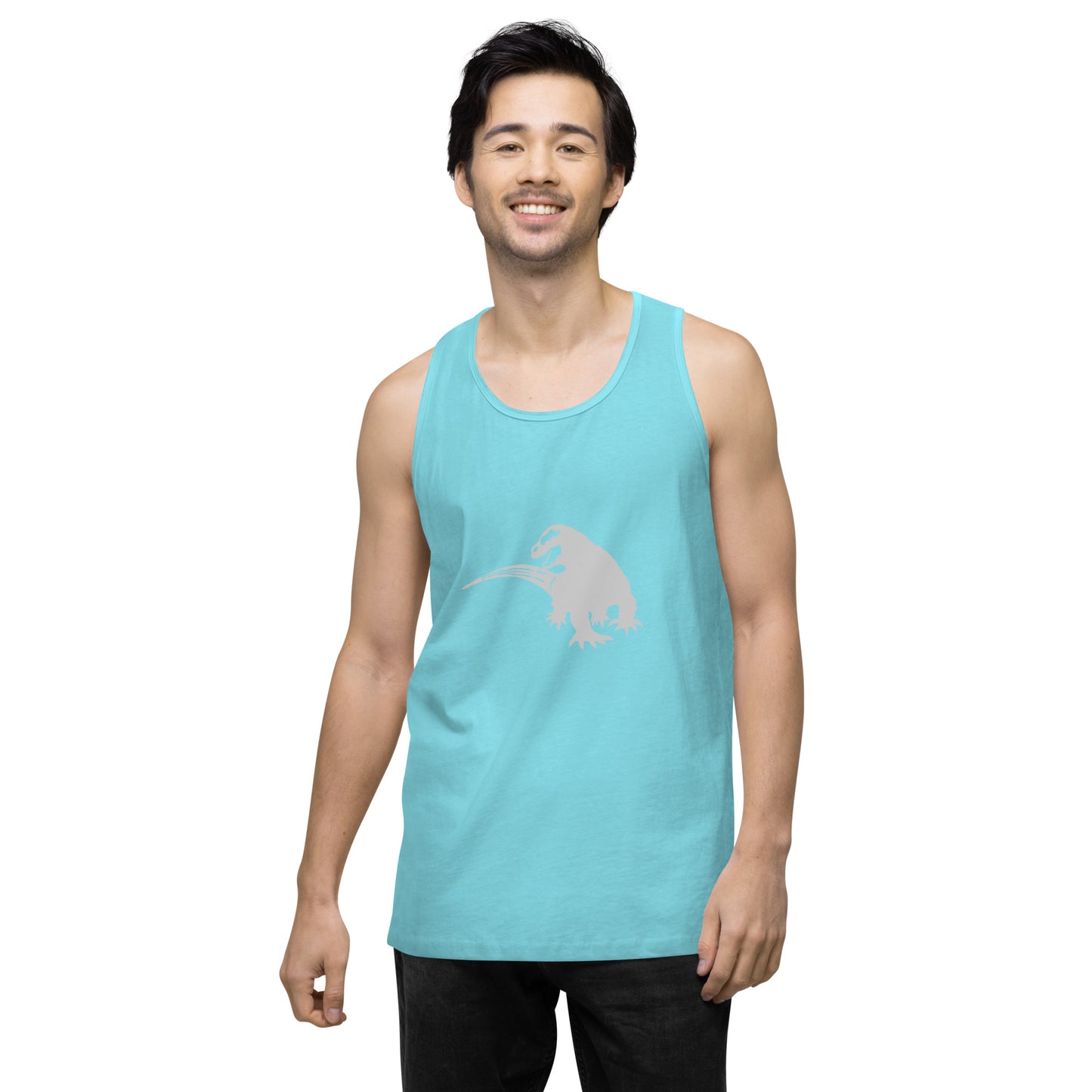 SPACE KOMODO DRAGON LOGO - SUBB'AUTOMATIC - Men’s premium tank top