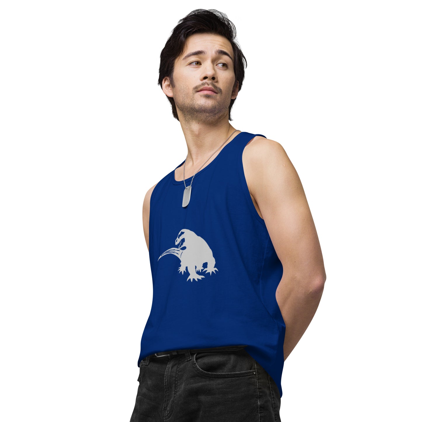SPACE KOMODO DRAGON LOGO - SUBB'AUTOMATIC - Men’s premium tank top