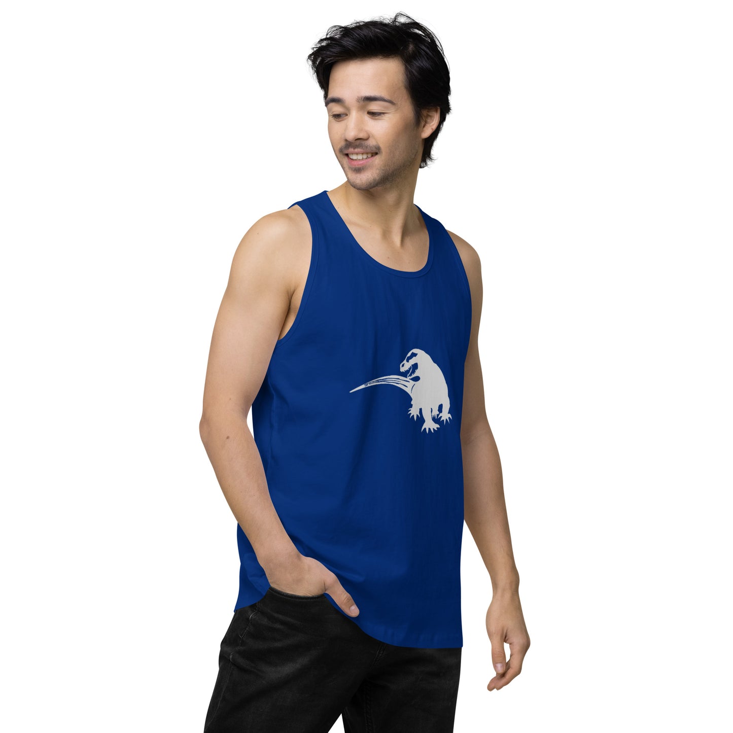 SPACE KOMODO DRAGON LOGO - SUBB'AUTOMATIC - Men’s premium tank top