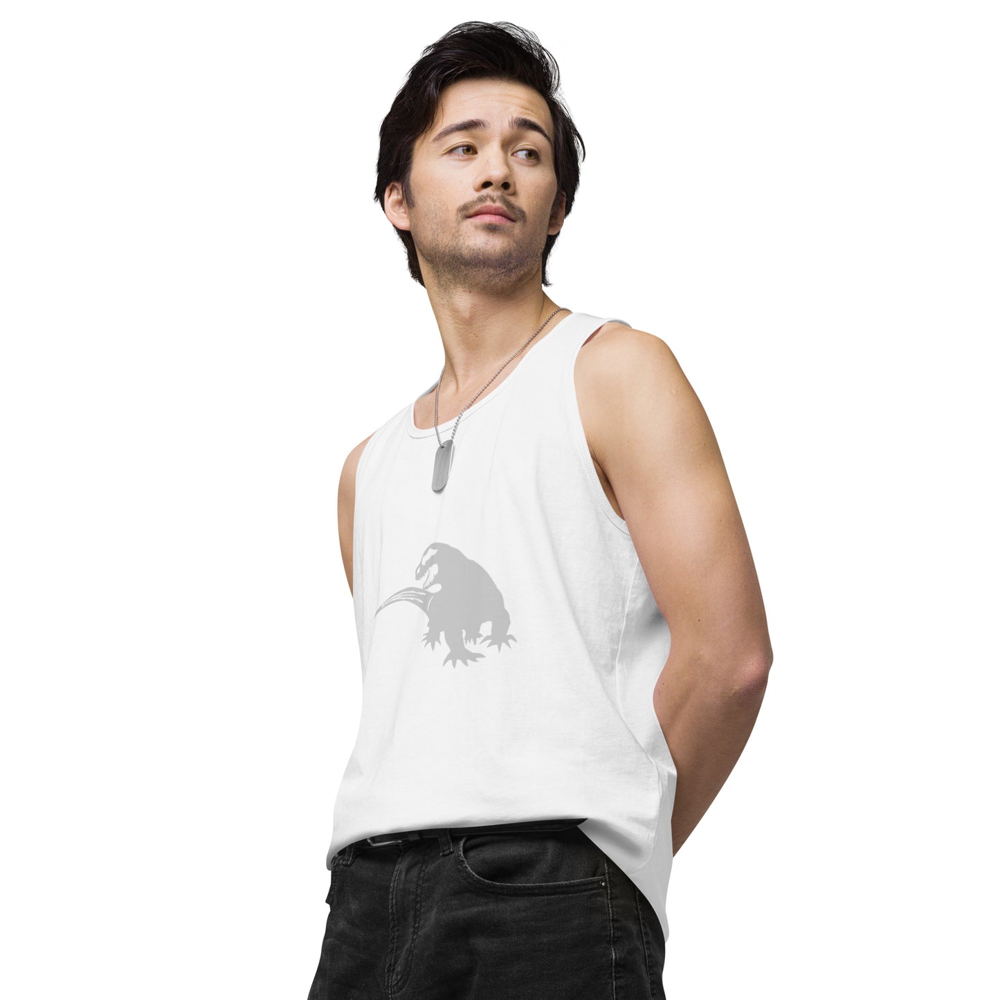 SPACE KOMODO DRAGON LOGO - SUBB'AUTOMATIC - Men’s premium tank top