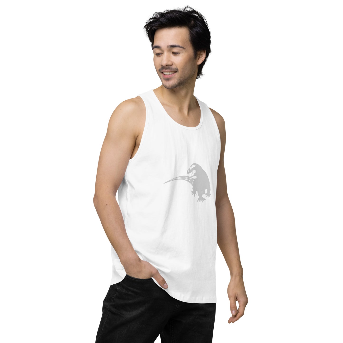 SPACE KOMODO DRAGON LOGO - SUBB'AUTOMATIC - Men’s premium tank top