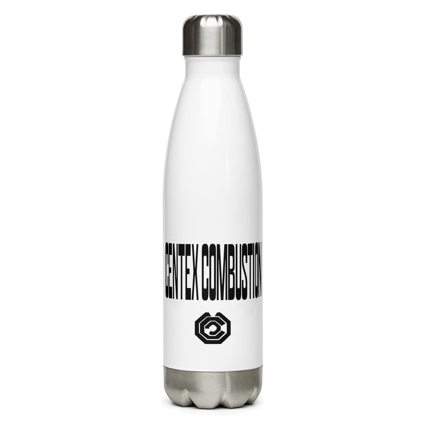 CENTEX COMBUSTION - COMBUSTION C GEARS LOGO - Stainless Steel Water Bottle