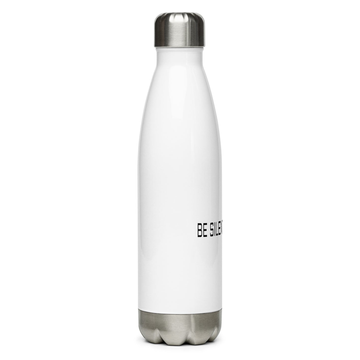BE SILENT BE DEADLY - Stainless steel water bottle