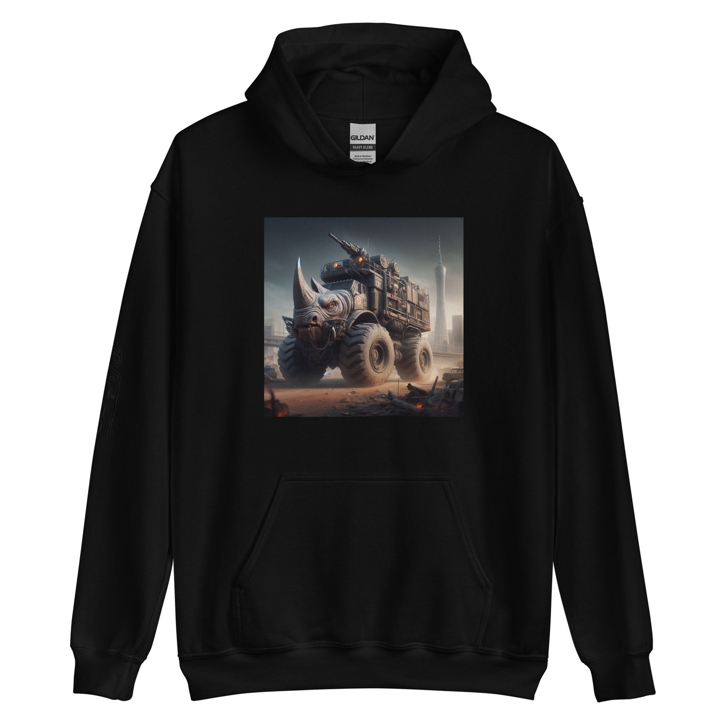 RUNN TO THE NORTH - COMPASS LOGO -RHINO TRUCK #3 -Unisex Hoodie