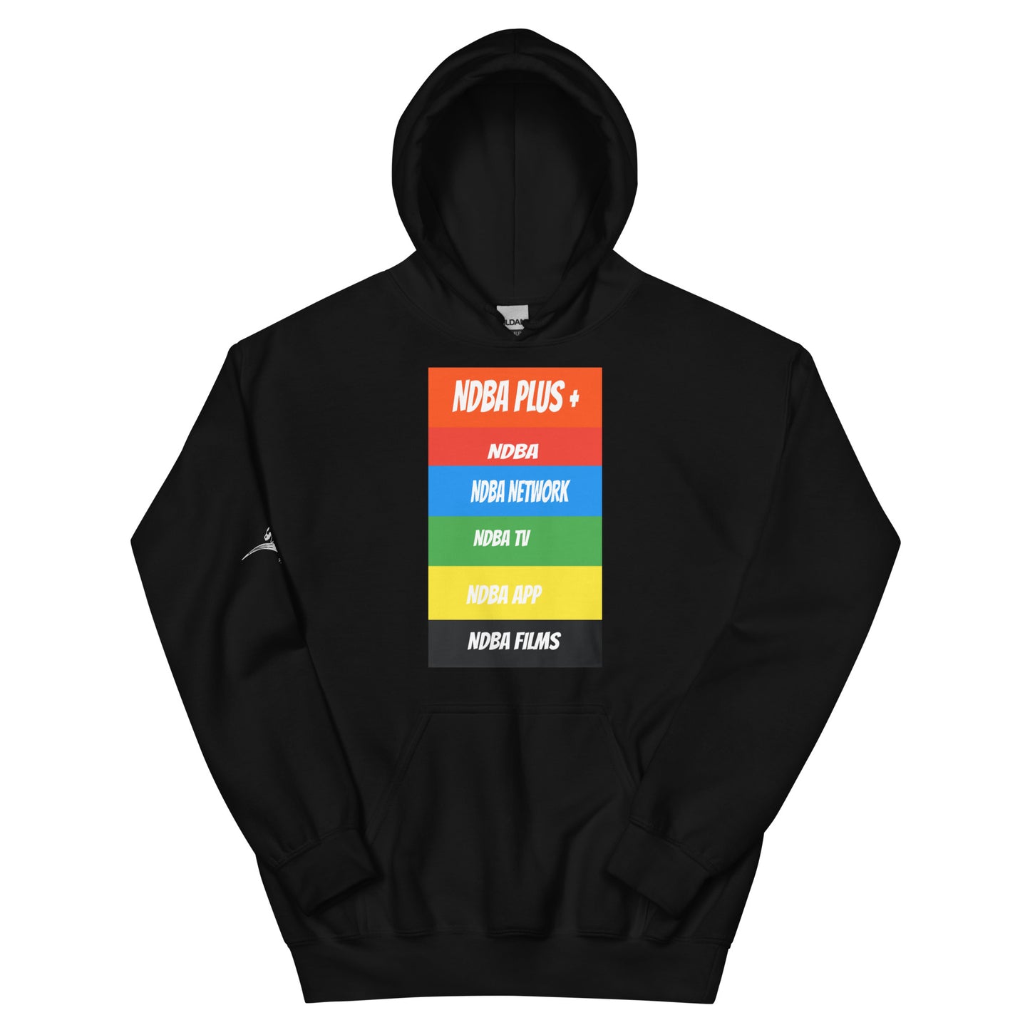 NDBA - NDBA PLUS + - NDBA NETWORK - NDBA TV - NDBA APP - NDBA FILMS - Unisex Hoodie