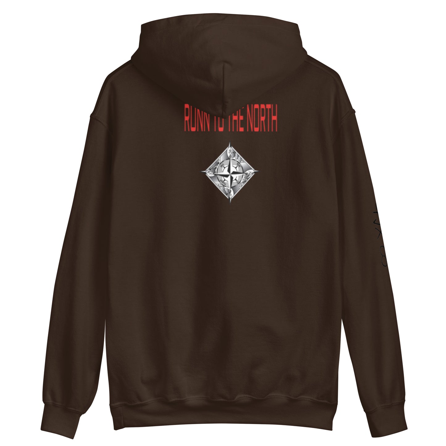 RUNN TO THE NORTH - COMPASS LOGO -RHINO BLAST #1- Unisex Hoodie