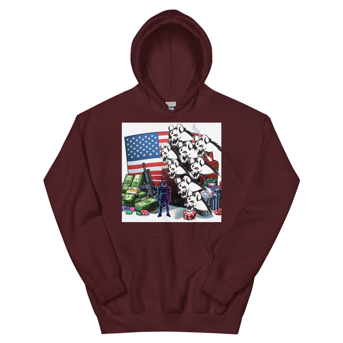 DANGERBALL - HUMAN WEAPON - VS GAMBLING HYENAS - VERSION - Unisex Hoodie