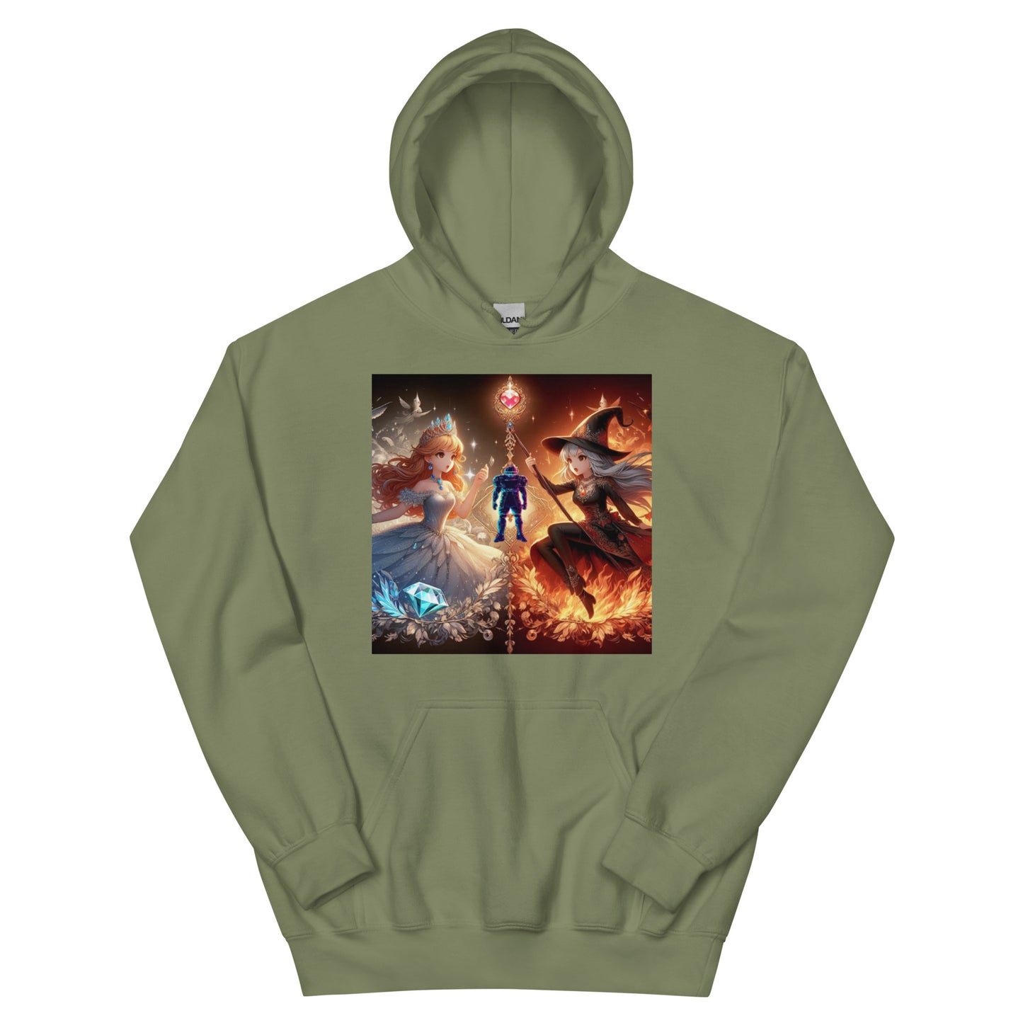 DANGERBALL - HUMAN WEAPON - VS FIRE CHIC OR ICE CHIC - VERSION - Unisex Hoodie