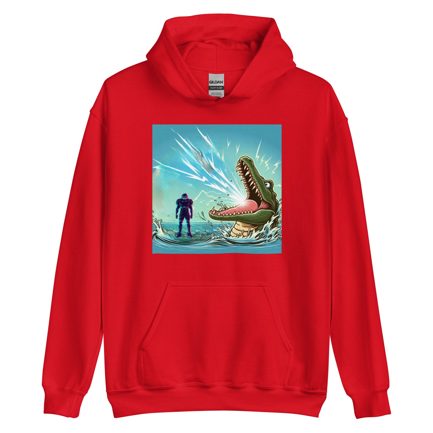 DANGERBALL - HUMAN WEAPON VS HATER CROC - VERSION - Unisex Hoodie