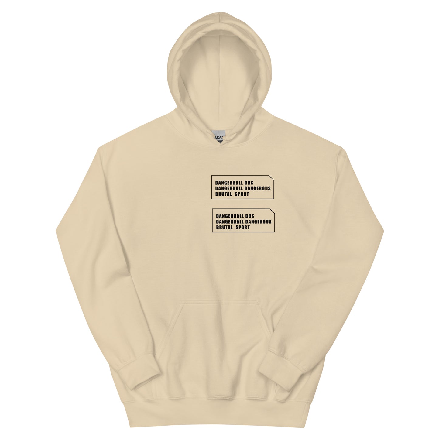 DANGERBALL DBS- DANGEROUS BRUTAL SPORT - Times 2X - Unisex Hoodie