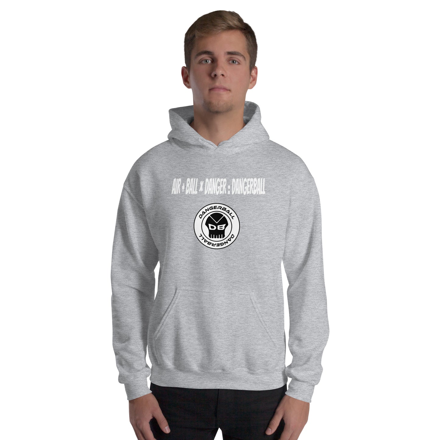 AIR + BALL x DANGER = DANGERBAL - DANGERBALL CIRCLE LOGO -Unisex Hoodie