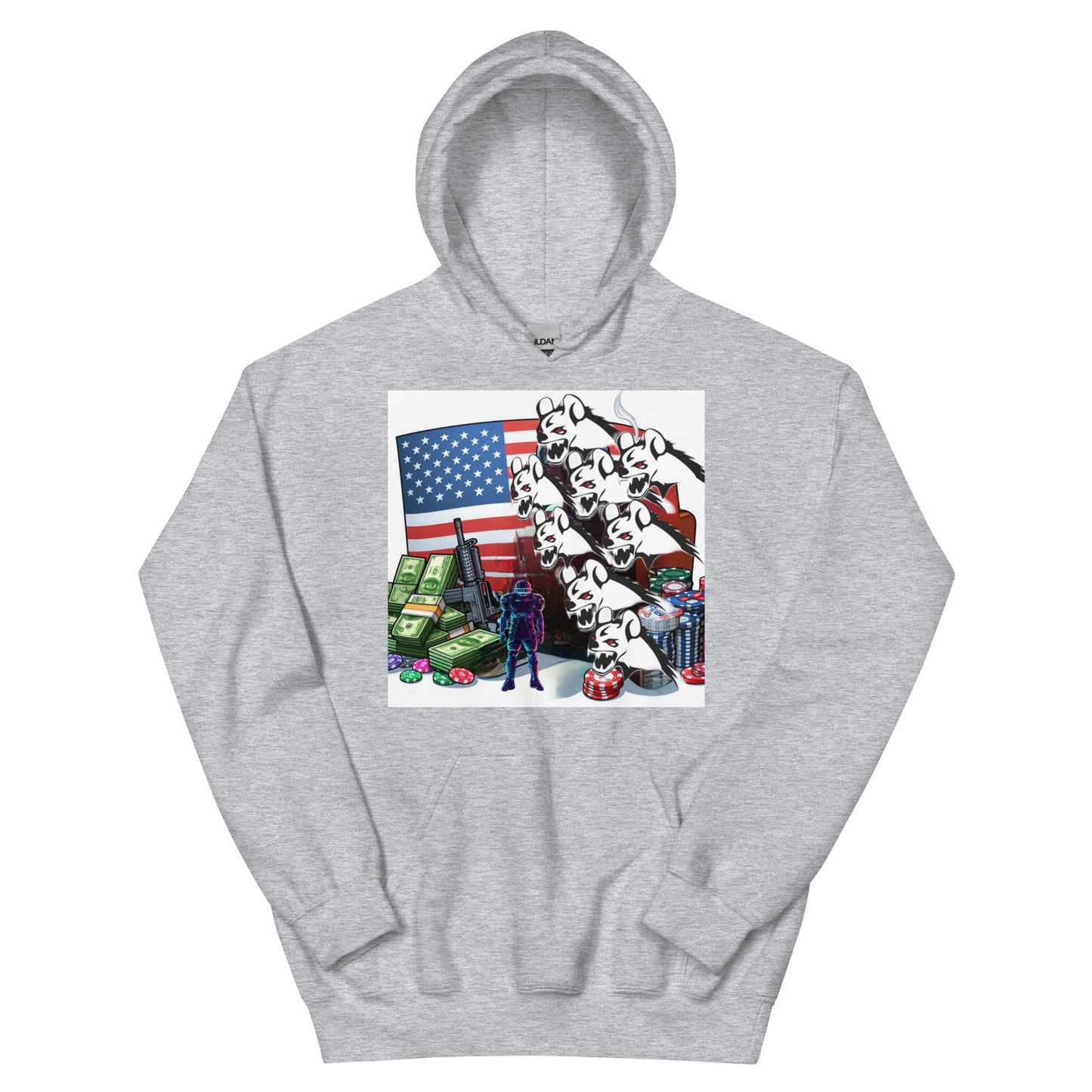 DANGERBALL - HUMAN WEAPON - VS GAMBLING HYENAS - VERSION - Unisex Hoodie