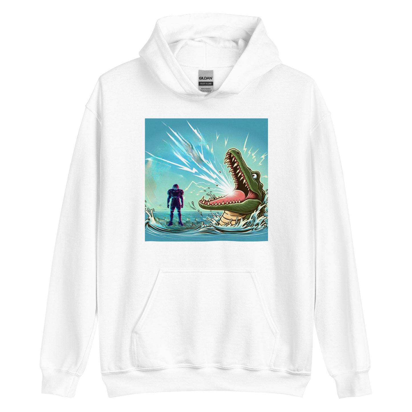 DANGERBALL - HUMAN WEAPON VS HATER CROC - VERSION - Unisex Hoodie