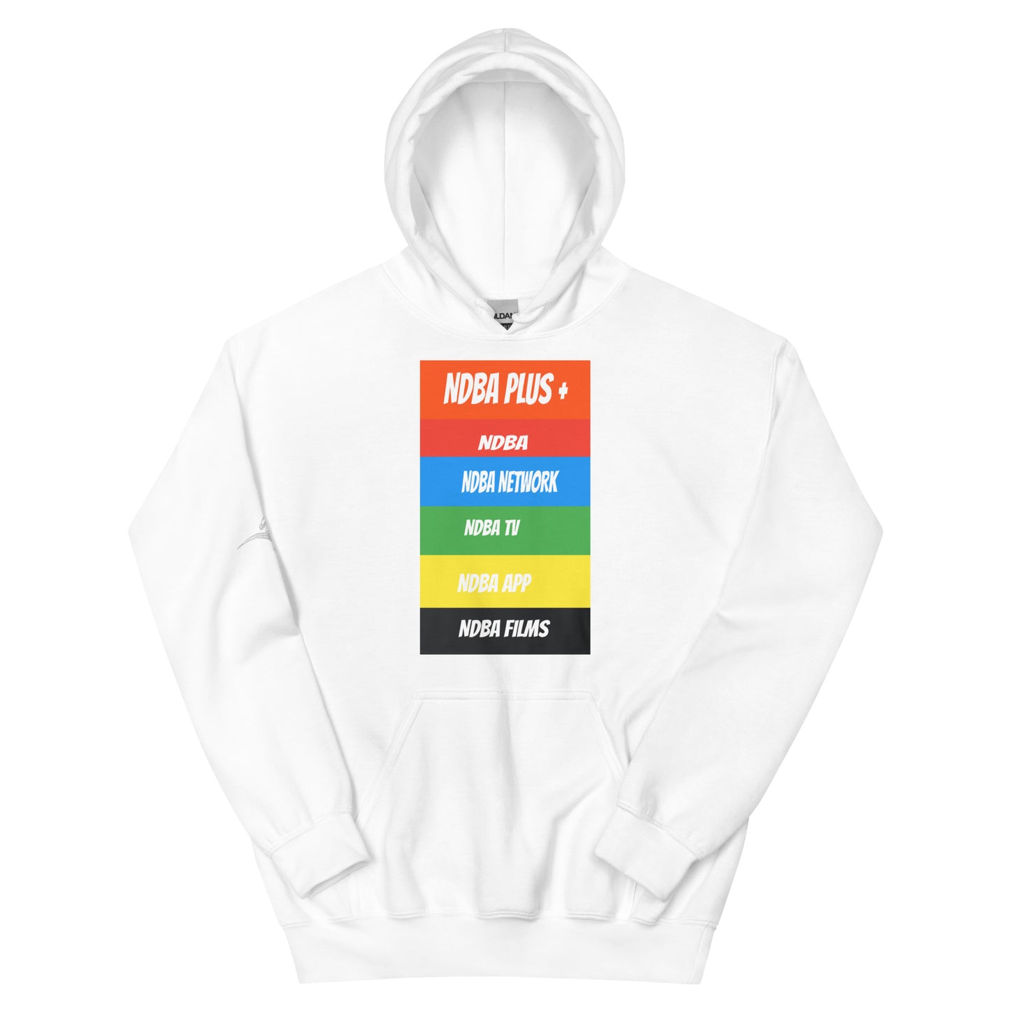 NDBA - NDBA PLUS + - NDBA NETWORK - NDBA TV - NDBA APP - NDBA FILMS - Unisex Hoodie