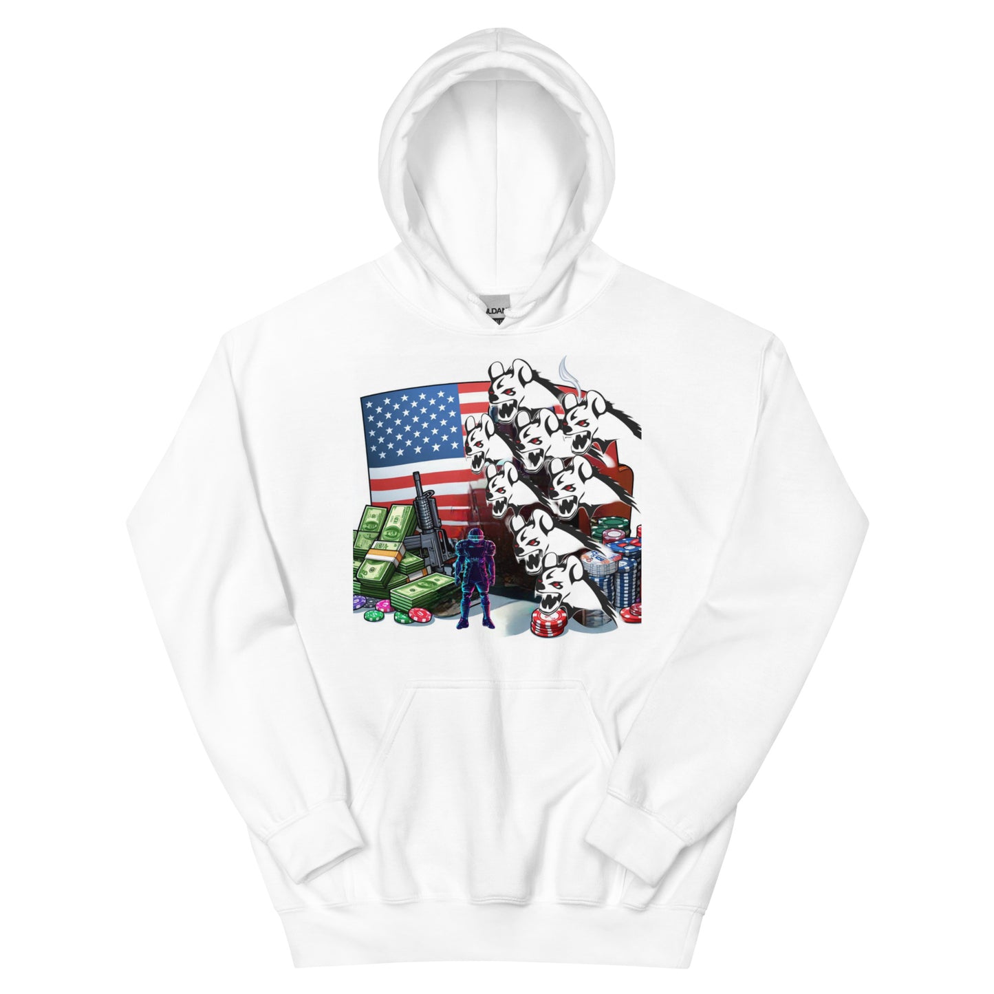 DANGERBALL - HUMAN WEAPON - VS GAMBLING HYENAS - VERSION - Unisex Hoodie
