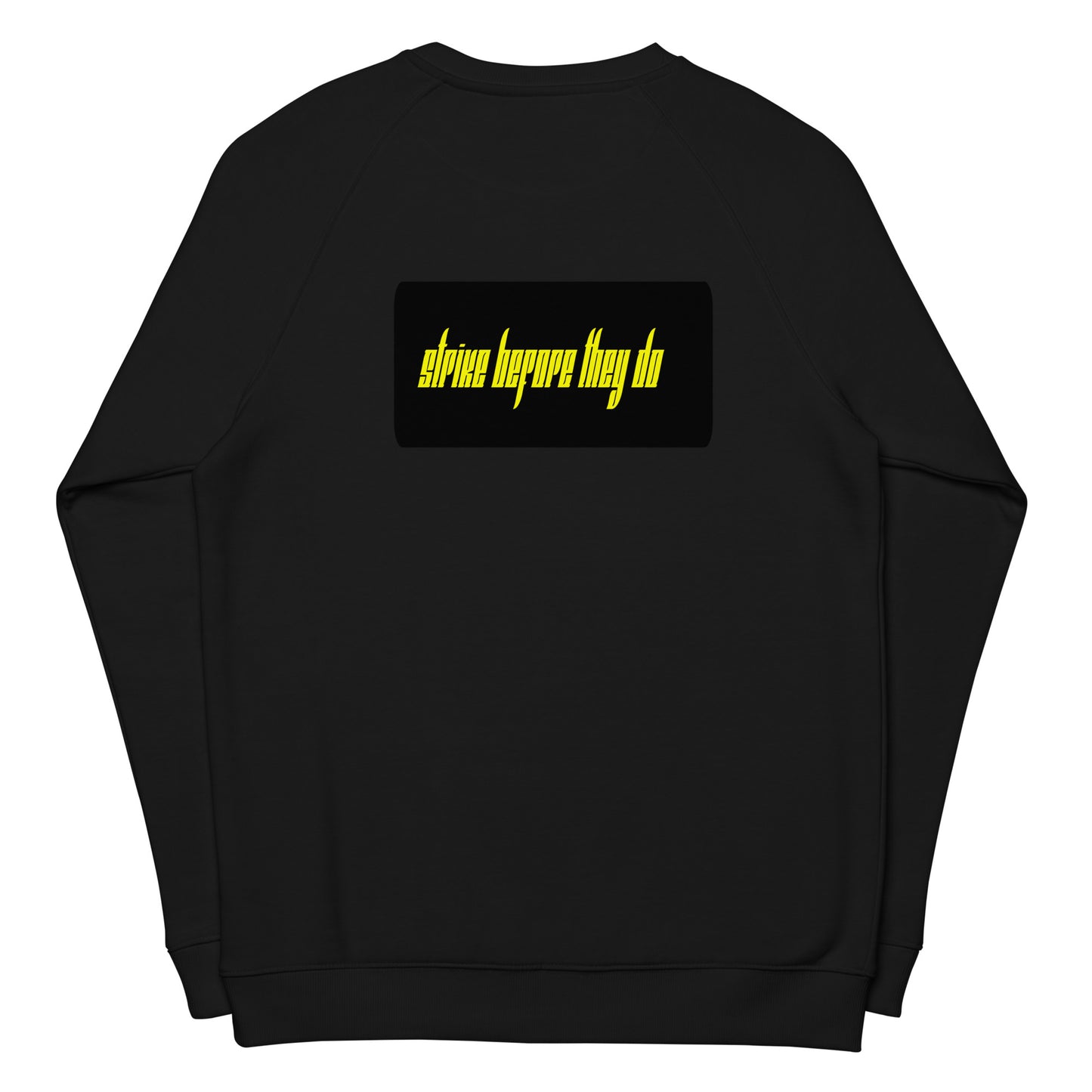 CENTEX COMBUSTION - STRIKE BEFORE THEY DO - CGEARS LOGO - Unisex organic raglan sweatshirt