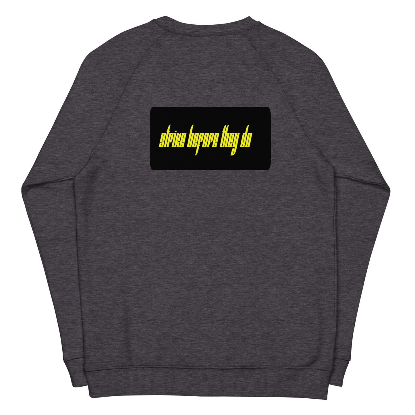 CENTEX COMBUSTION - STRIKE BEFORE THEY DO - CGEARS LOGO - Unisex organic raglan sweatshirt