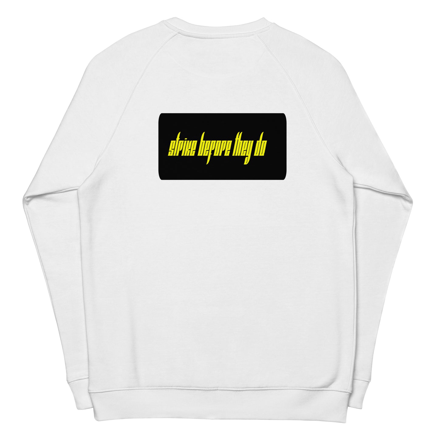 CENTEX COMBUSTION - STRIKE BEFORE THEY DO - CGEARS LOGO - Unisex organic raglan sweatshirt