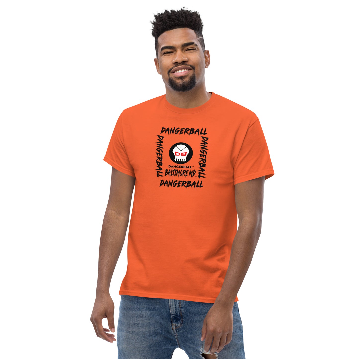 DANGERBALL - BALTIMORE MD. - DANGERBALL SQUARE BOX - Mens classic tee