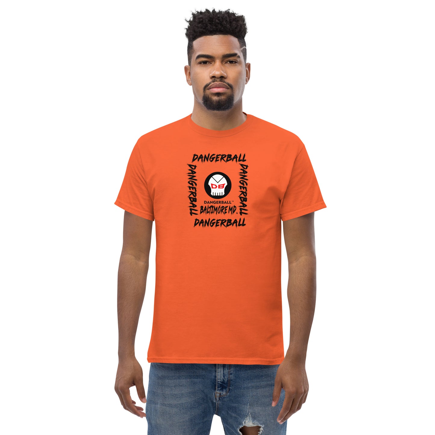 DANGERBALL - BALTIMORE MD. - DANGERBALL SQUARE BOX - Mens classic tee