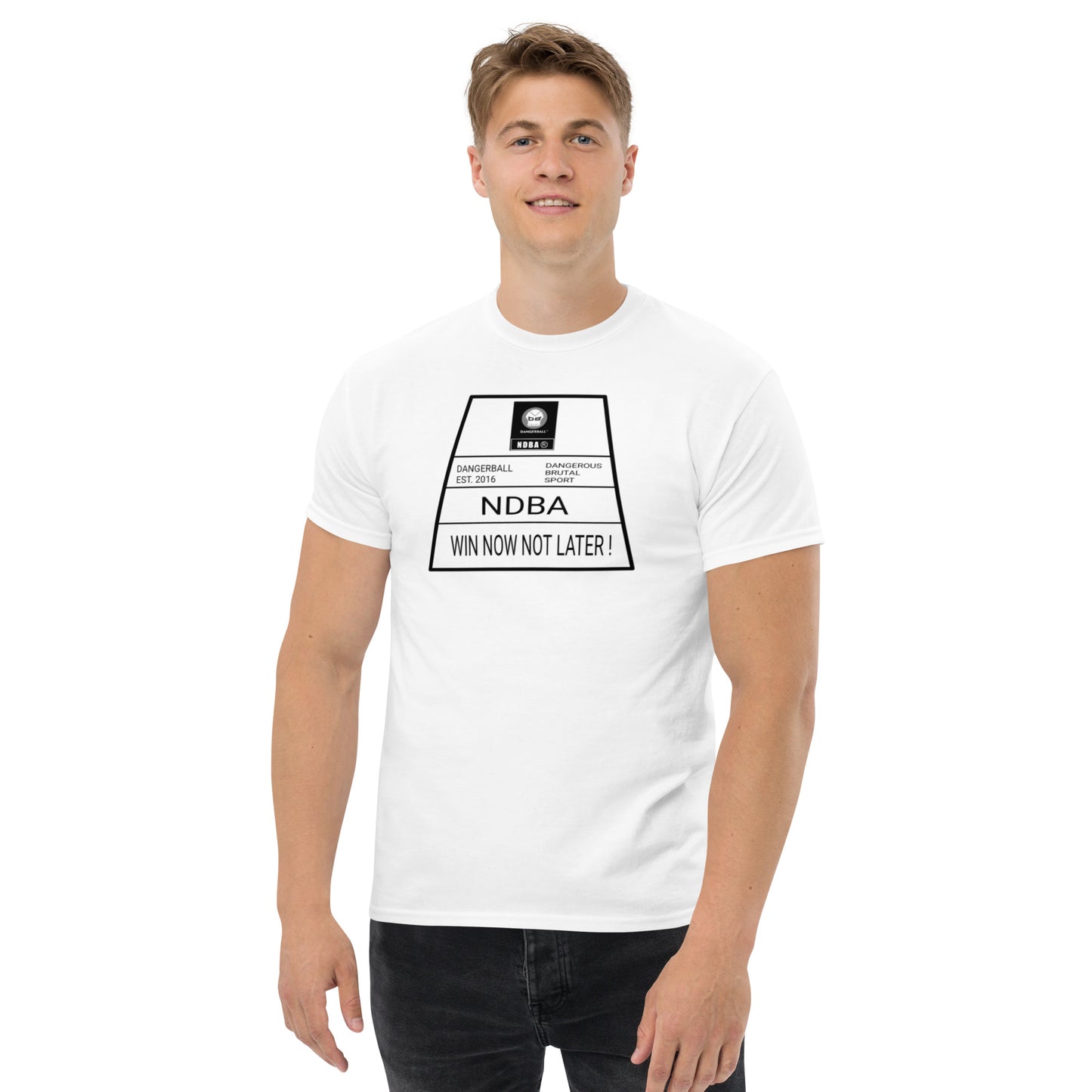 NDBA DANGERBALL EST. 2016 -WNNL T-Shirt Men's classic tee