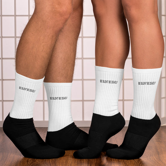 BE SILENT BE DEADLY - Socks