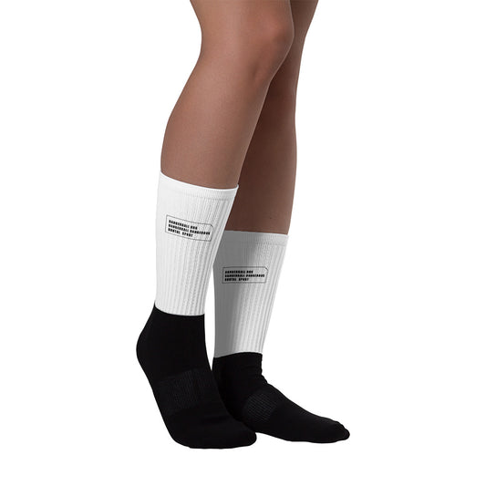 DANGERBALL DBS DANGEROUS BRUTAL SPORT TEXT -Socks