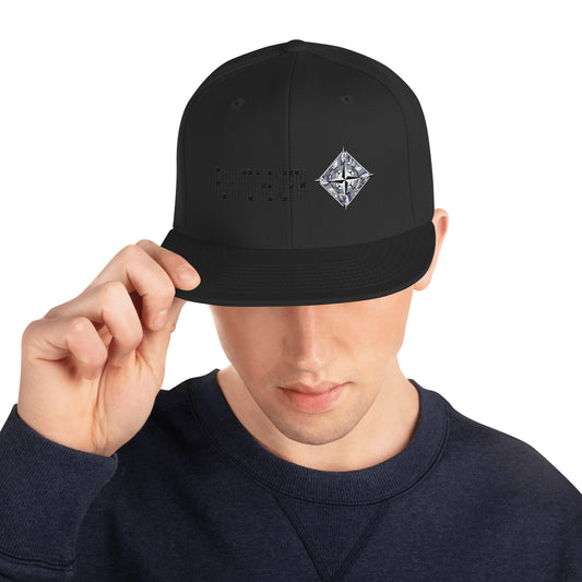 RUNN TO THE NORTH - COMPASS LOGO -Snapback Hat