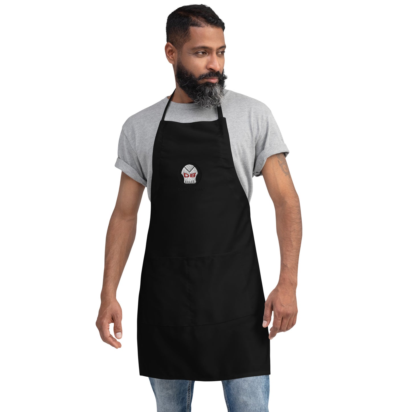 DB DANGERBALL SKULL- Embroidered Apron