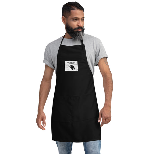 SUBB’AUTOMATIC- SUBB’ - SPACE KOMODO DRAGON TEXT & LOGO- BE SILENT BE DEADLY- FEARLESS OF DEVILS- STRIKE BEFORE THEY DO- Embroidered Apron