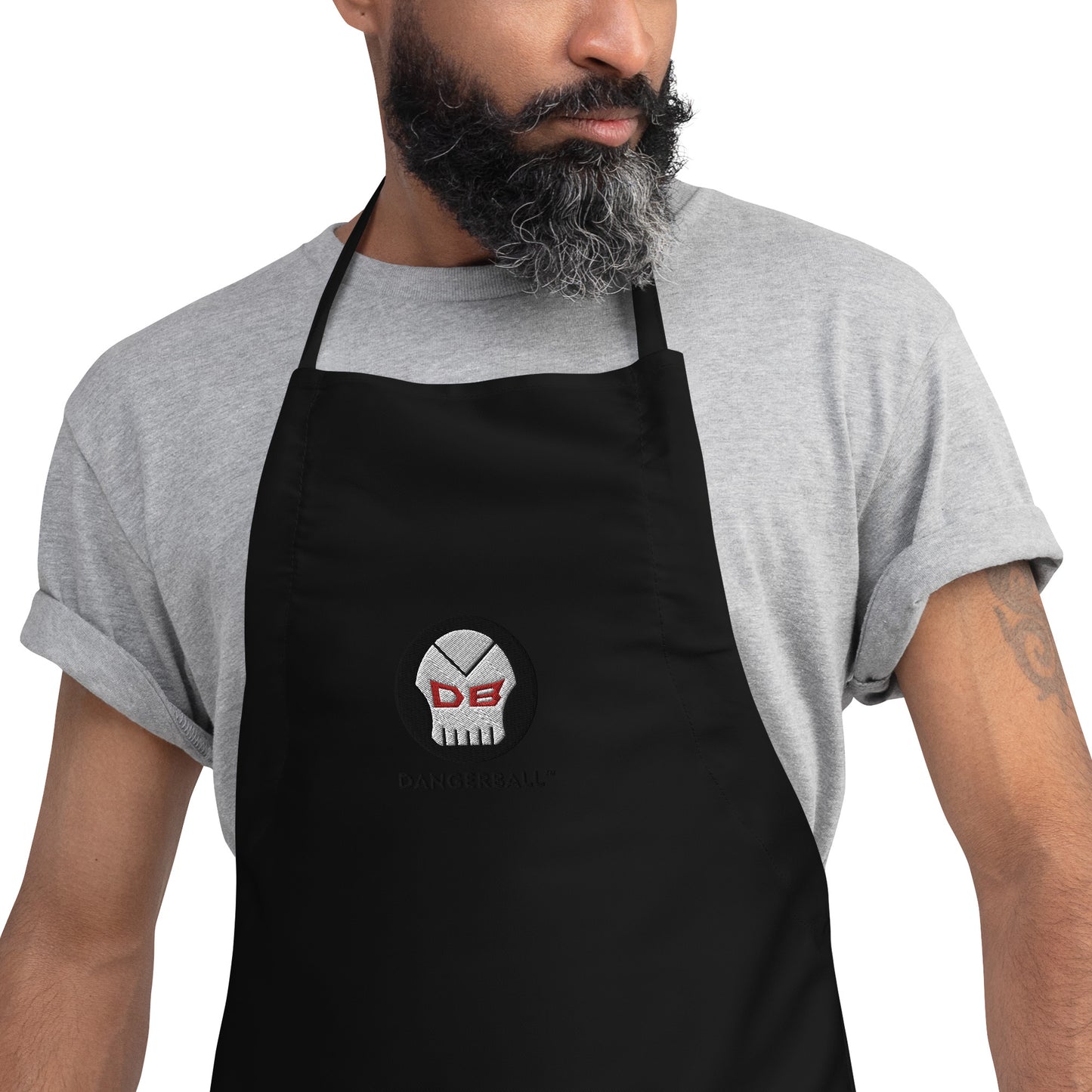 DB DANGERBALL SKULL- Embroidered Apron