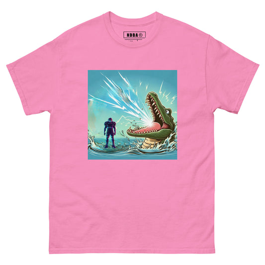 DANGERBALL - HUMAN WEAPON VS HATER CROC  - VERSION - Men's classic tee