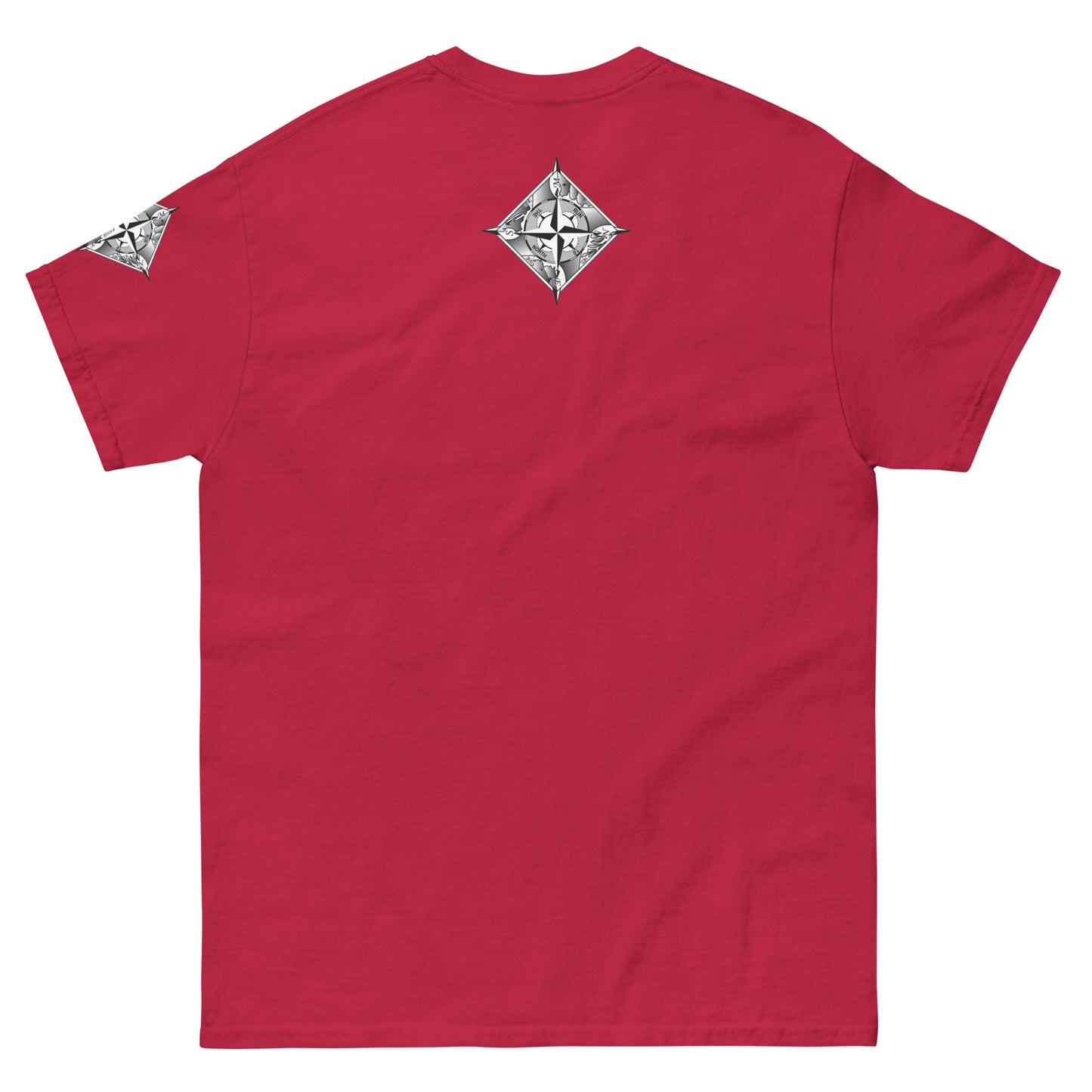 RUNN TO THE NORTH -COMPASS LOGO- RHINO TRUCK #3 -Men's classic tee