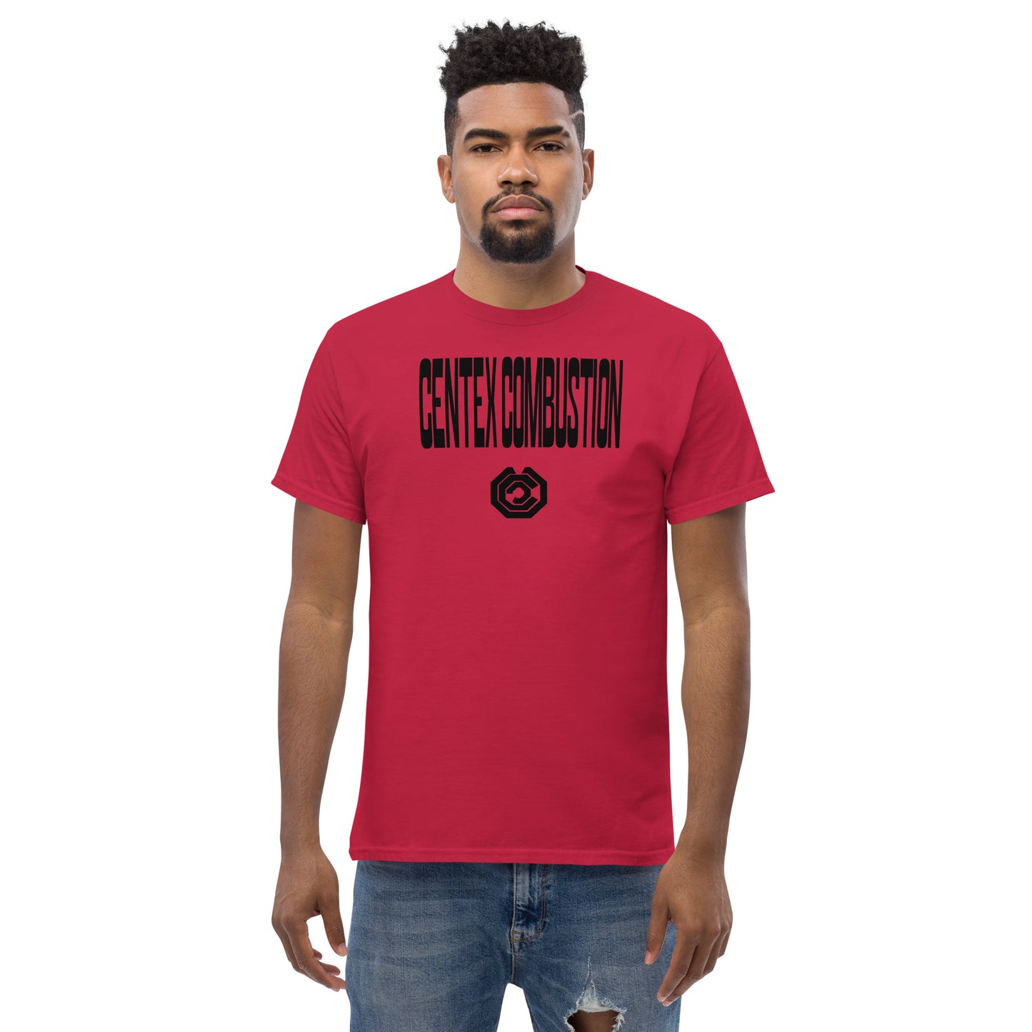 CENTEX COMBUSTION - COMBUSTION ENERGY C GEARS - SMALL LOGO  VERSION T-Shirt Men's classic tee
