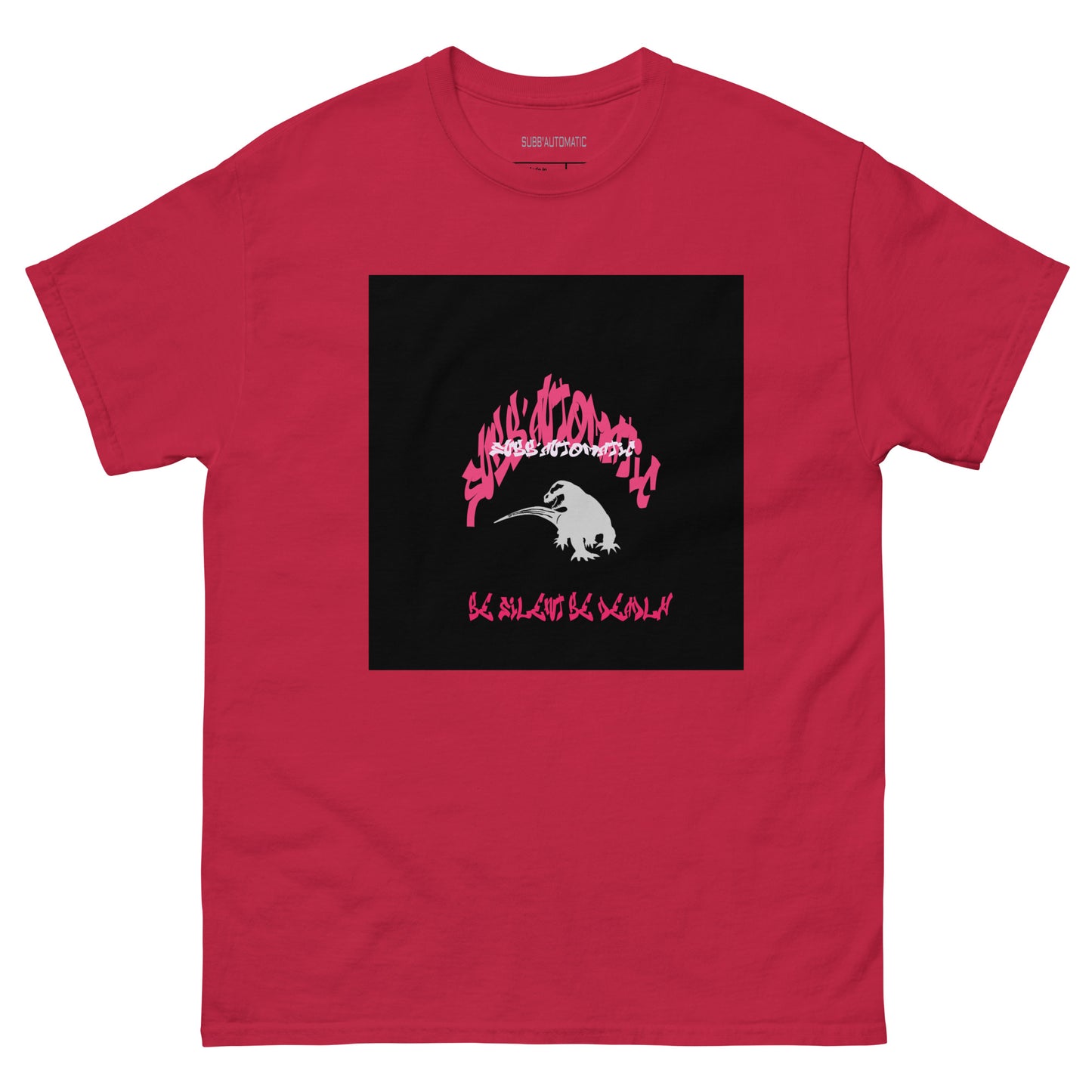SUBB'AUTOMATIC- SPACE KOMODO DRAGON - BE SILENT  BE DEADLY - Men's classic tee