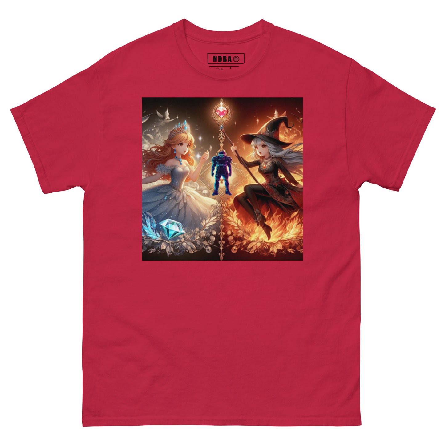 DANGERBALL - HUMAN WEAPON - VS FIRE CHIC OR ICE CHIC - VERSION - Men's classic tee