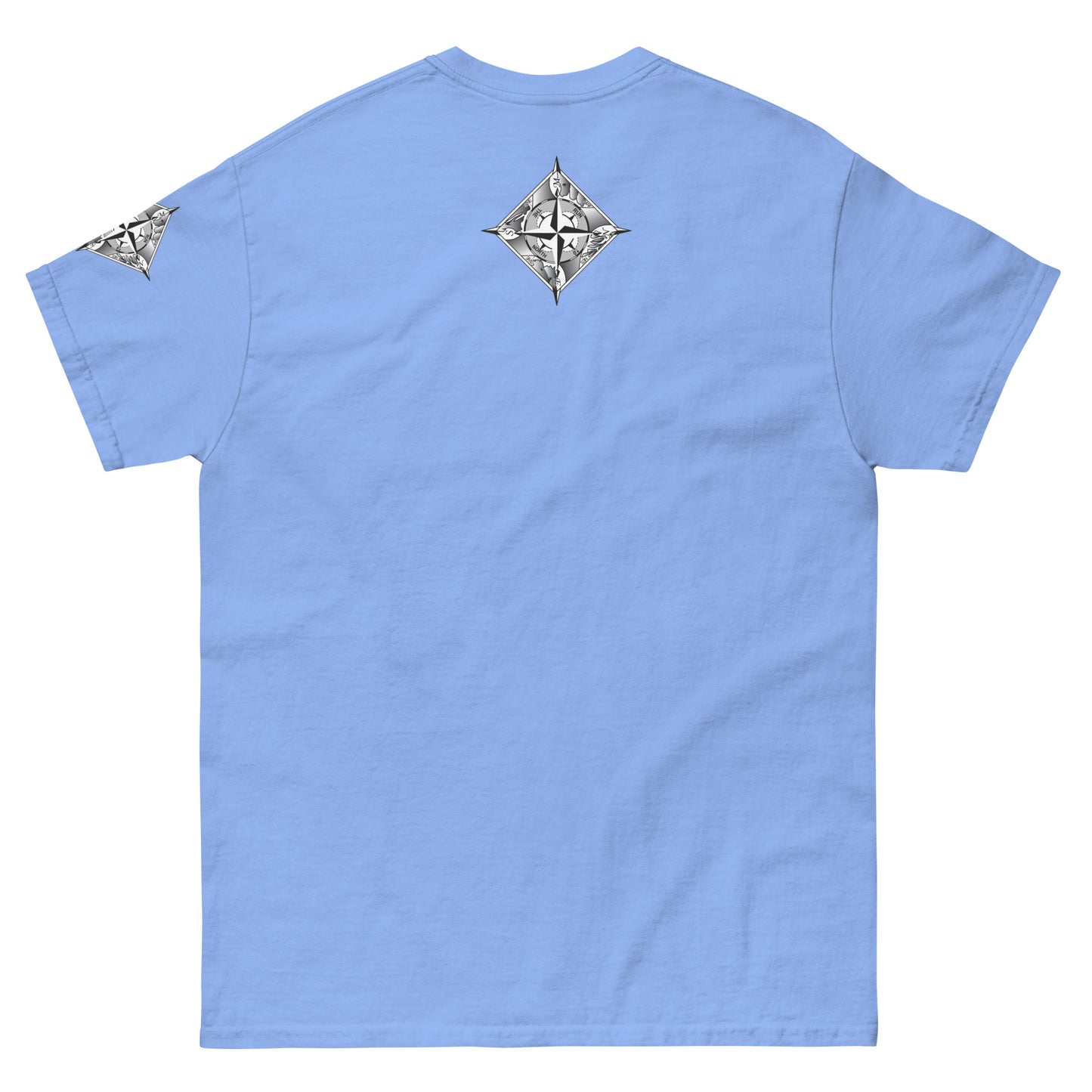 RUNN TO THE NORTH - COMPASS LOGO -RHINO BLAST  #4 - Men's classic tee