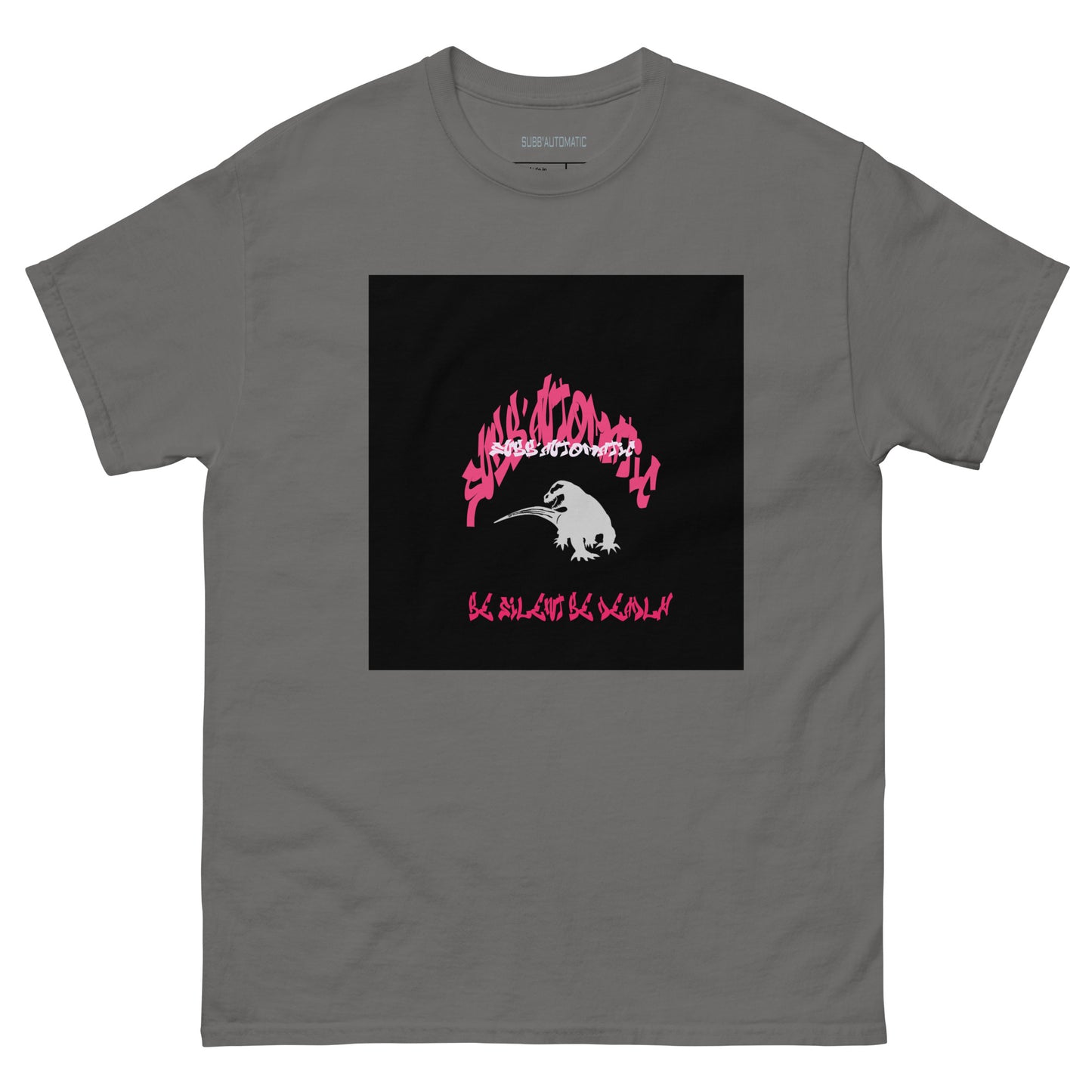 SUBB'AUTOMATIC- SPACE KOMODO DRAGON - BE SILENT  BE DEADLY - Men's classic tee