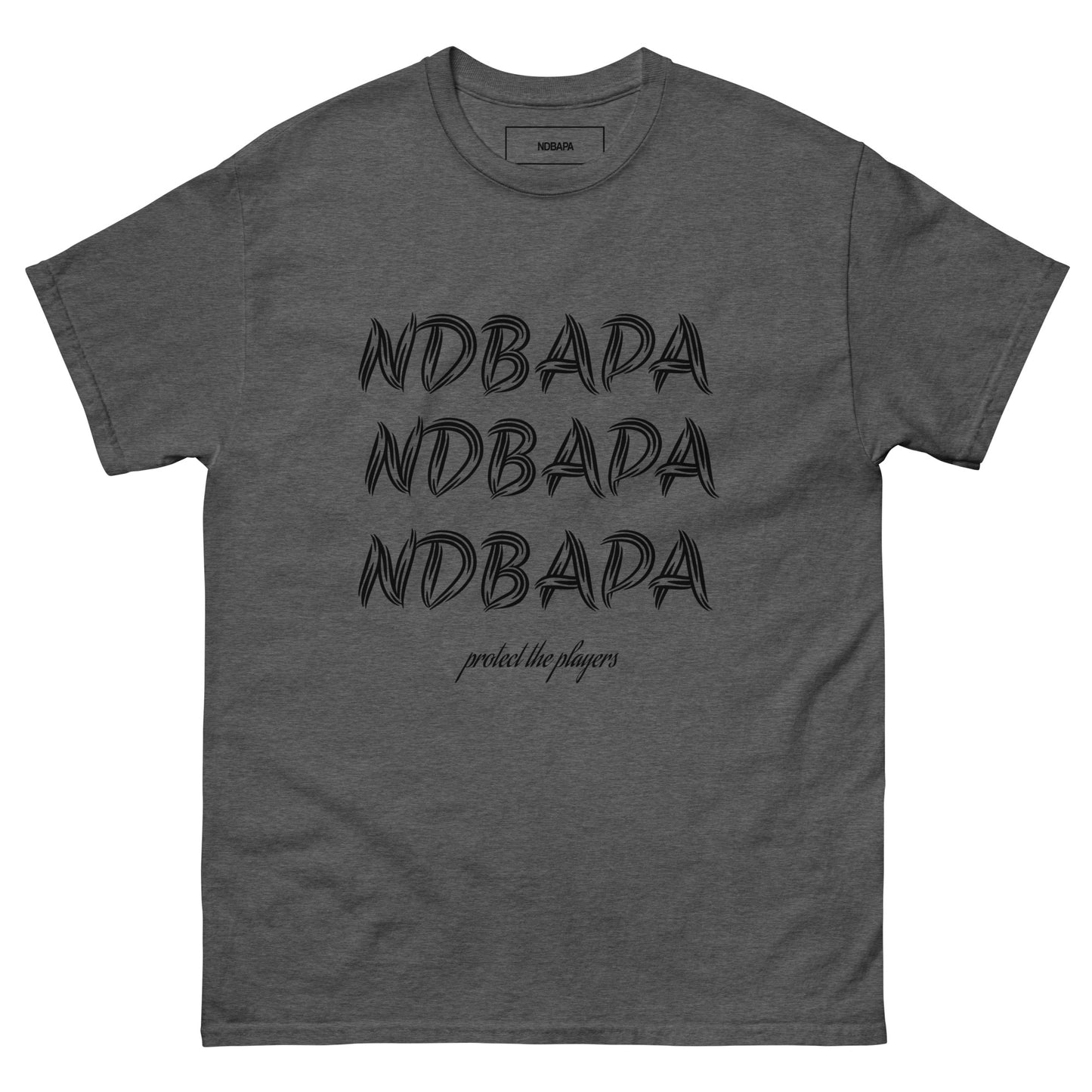 NDBAPA - 3X TIMES - protect the players - Men's classic tee