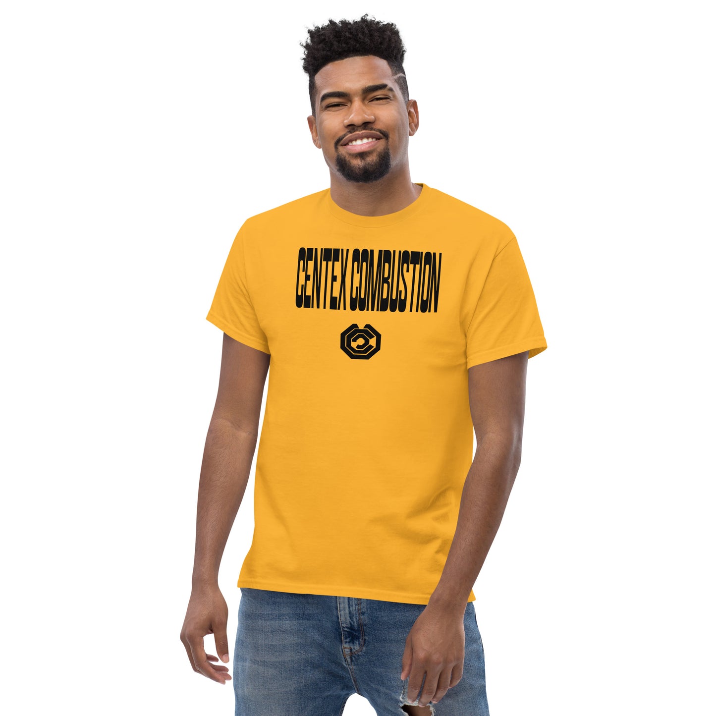 CENTEX COMBUSTION - COMBUSTION ENERGY C GEARS - SMALL LOGO  VERSION T-Shirt Men's classic tee