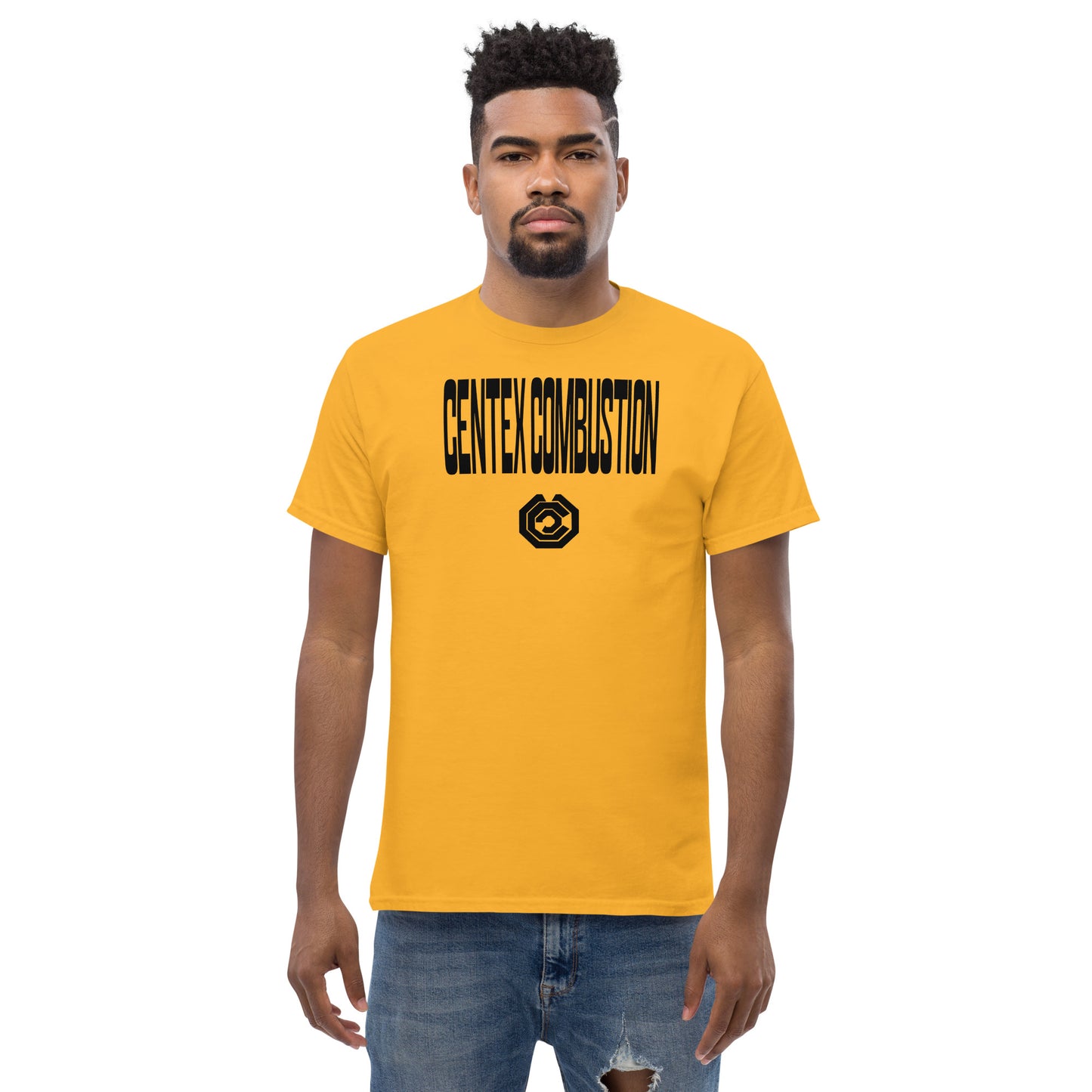 CENTEX COMBUSTION - COMBUSTION ENERGY C GEARS - SMALL LOGO  VERSION T-Shirt Men's classic tee
