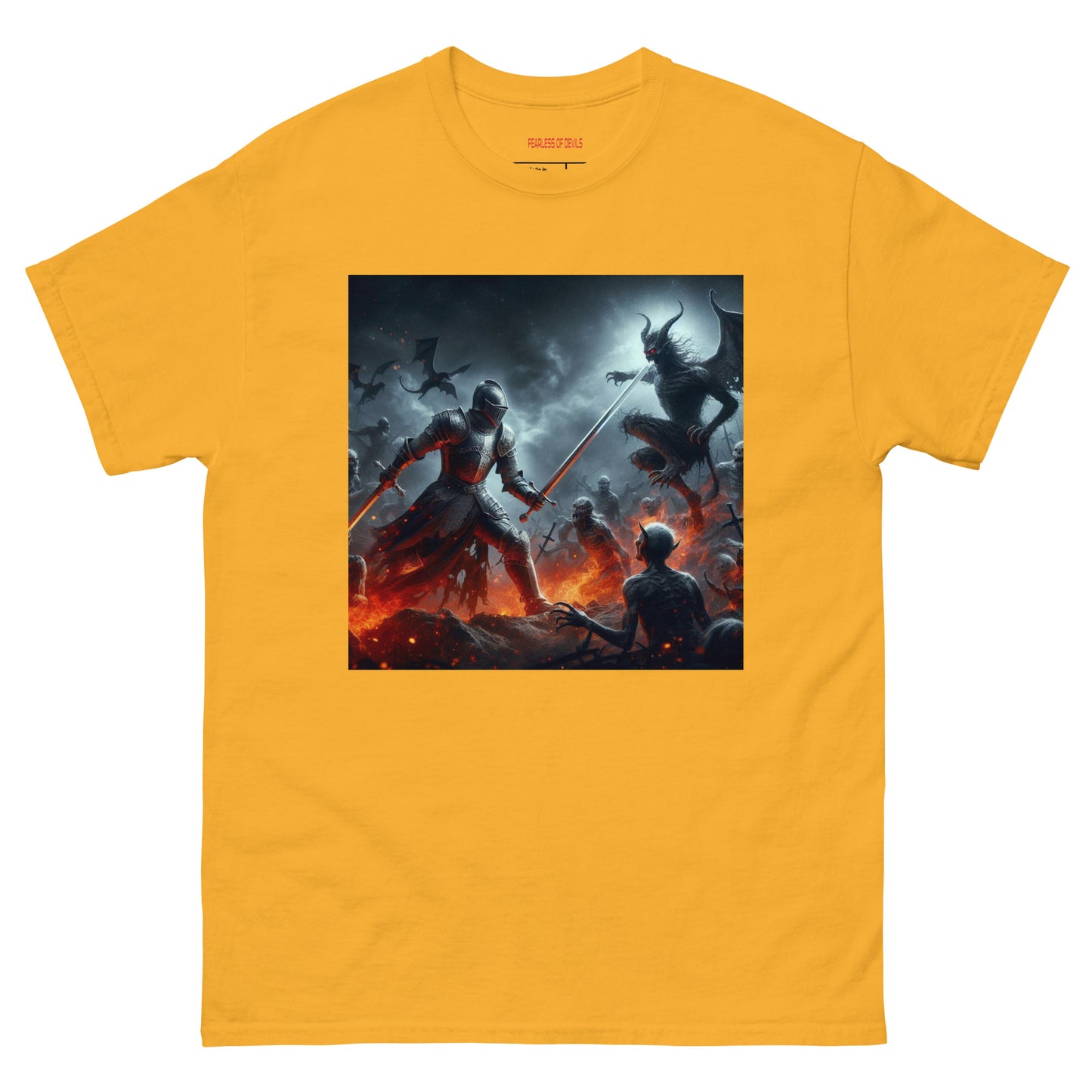 FEARLESS OF DEVILS- KNIGHT #4 -Men's classic tee