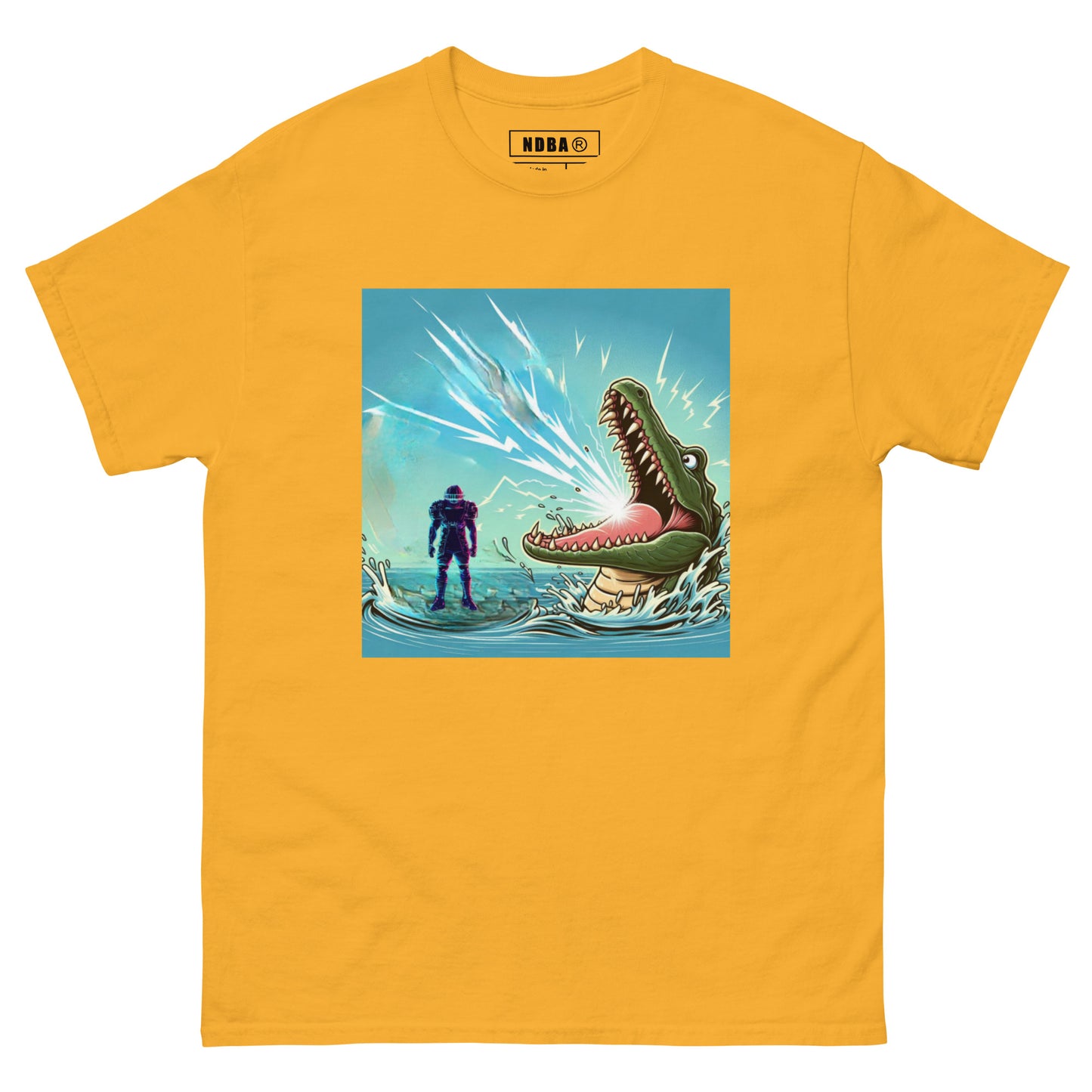 DANGERBALL - HUMAN WEAPON VS HATER CROC  - VERSION - Men's classic tee