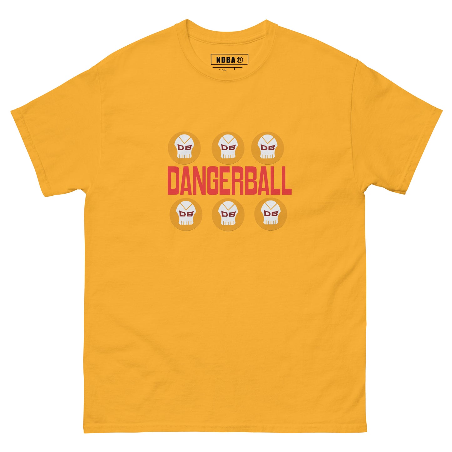 DANGERBALL - 6 TIMES - DB DANGERBALL SKULL - WIN NOW NOT LATER - VERSION - Men's classic tee
